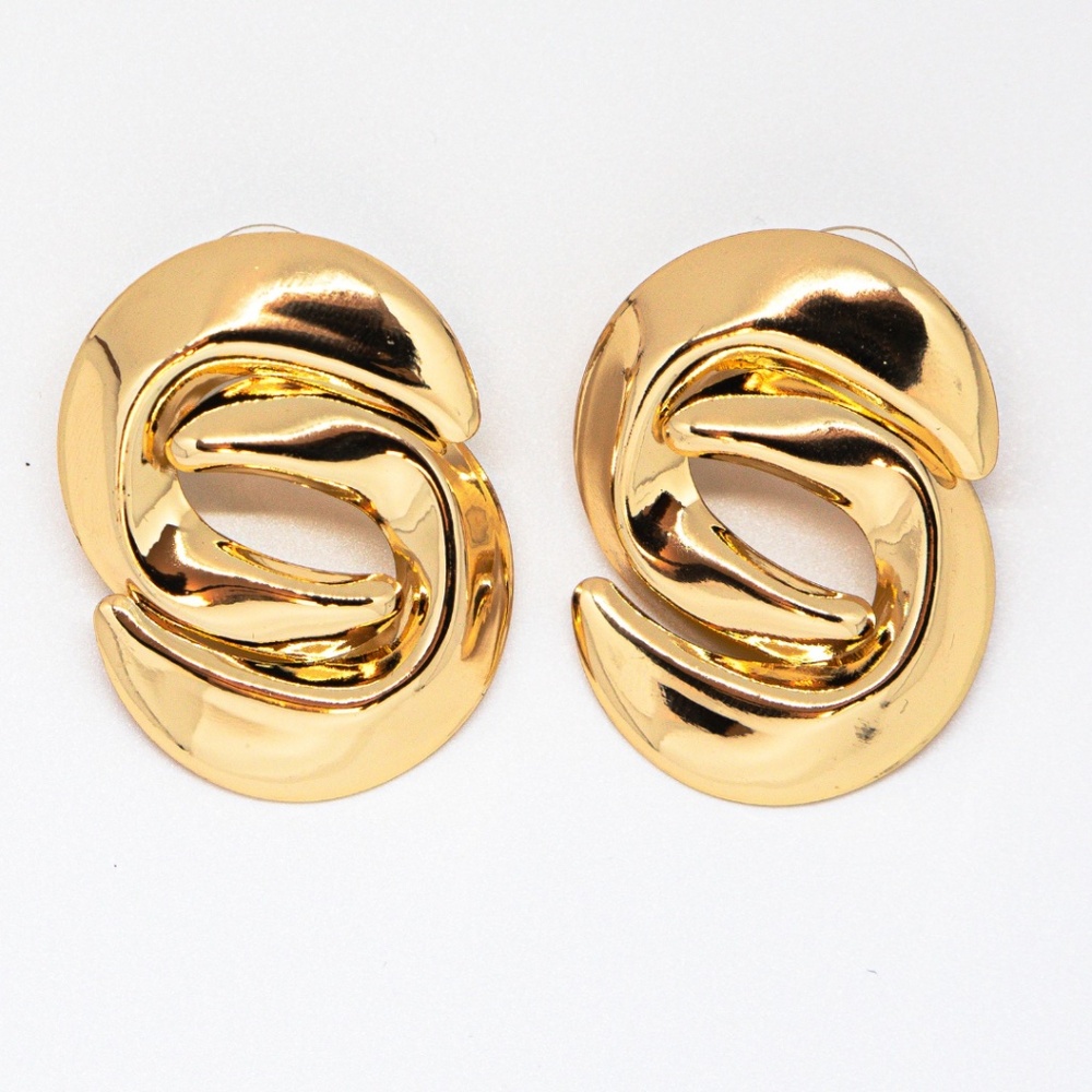 Bold Visionary gold earrings